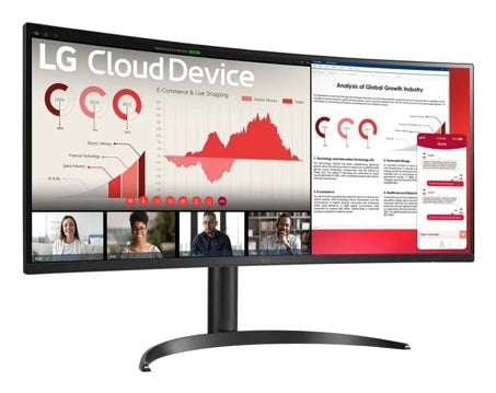 LG 34CR651N-6P All-in-One PC/workstation Intel® Pentium® Silver N6005 86.4 cm (34") 3440 x 1440 pixels All-in-One thin client 8 GB DDR4-SDRAM 16 GB eMMC Wi-Fi 6 (802.11ax) Black