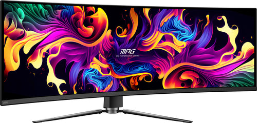 MSI MPG 491CQPX QD-OLED computer monitor 124.5 cm (49") 5120 x 1440 pixels Dual QHD Black