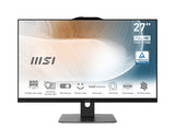 MSI Modern 12M-029US Intel® Core™ i5 i5-1240P 68.6 cm (27") 1920 x 1080 pixels All-in-One PC 8 GB DDR4-SDRAM 512 GB SSD Windows 11 Home Wi-Fi 6 (802.11ax) Black