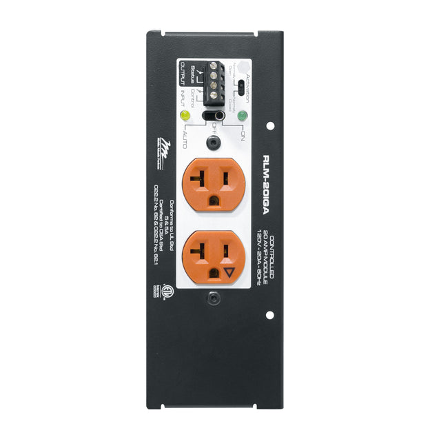 Middle Atlantic RLM-20IGA socket-outlet Black, Orange, White