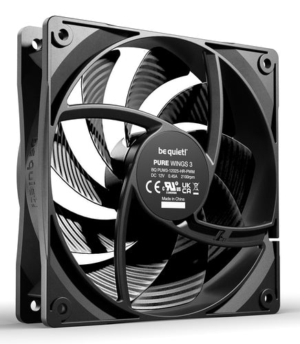 be quiet! Pure Wings 3 120mm | PWM high-speed Triple Pack Computer case Fan 12 cm Black 3 pc(s)
