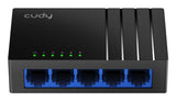 Cudy GS105D network switch Unmanaged Gigabit Ethernet (10/100/1000) Black