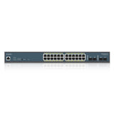 EnGenius Switch 24-port GbE PoE.af/at(+) 410W 4xSFP L2 19i