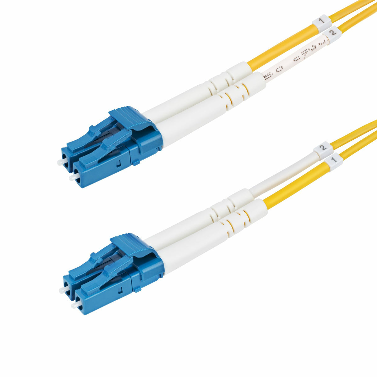 StarTech.com 7m (22.9ft) LC to LC (UPC) OS2 Single Mode Duplex Fiber Optic Cable, 9/125µm, 100G, Bend Insensitive, Low Insertion Loss - LSZH Fiber Jumper Cord