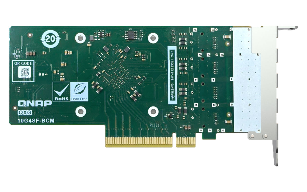 QNAP QXG-10G4SF-BCM network card Internal Fiber 10000 Mbit/s