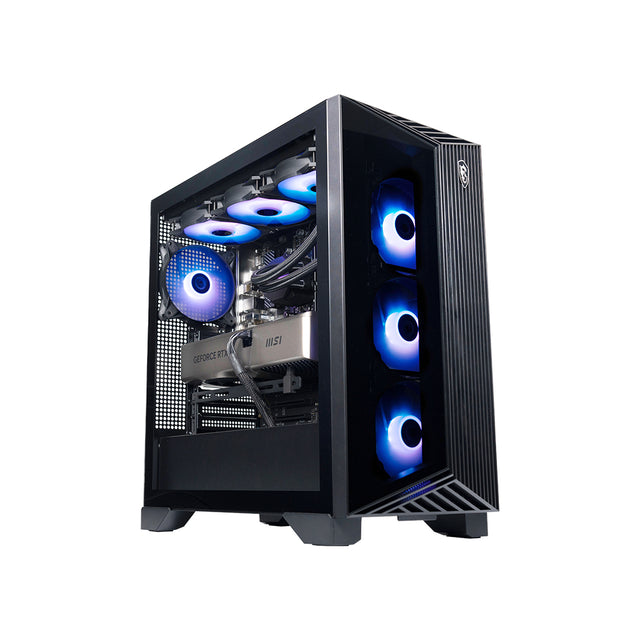 MSI Aegis ZS2 C7NVP-1446US AMD Ryzen™ 7 7800X3D 32 GB DDR4-SDRAM 2 TB SSD NVIDIA GeForce RTX 5070 Windows 11 Home Desktop PC Black