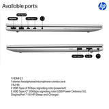 HP ProBook 4 G1i AI PC Wolf Pro Security Edition Intel Core Ultra 7 255U Laptop 40.6 cm (16") WUXGA 32 GB DDR5-SDRAM 512 GB SSD Wi-Fi 6E (802.11ax) Windows 11 Pro Silver