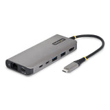 StarTech.com USB-C to HDMI Multiport Adapter with 140W PD Charging, 4K 60Hz, 5-Port USB 5Gbps Hub, GbE, Type-C Mini Dock for MacBook / Dell / Thinkpad / HP