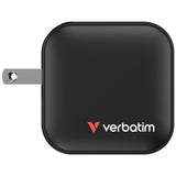 Verbatim Mini GaN Charger 70W 3 Port US plug with EU and UK adaptors