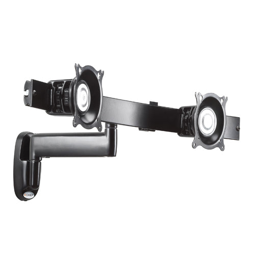 Chief Single Arm Articulating Wall Mount, Dual Monitor Array - KWS220B