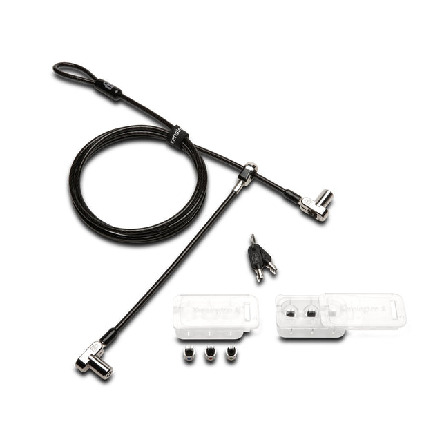 Kensington Universal 3-in-1 Keyed Cable Lock with Twin Lockheads