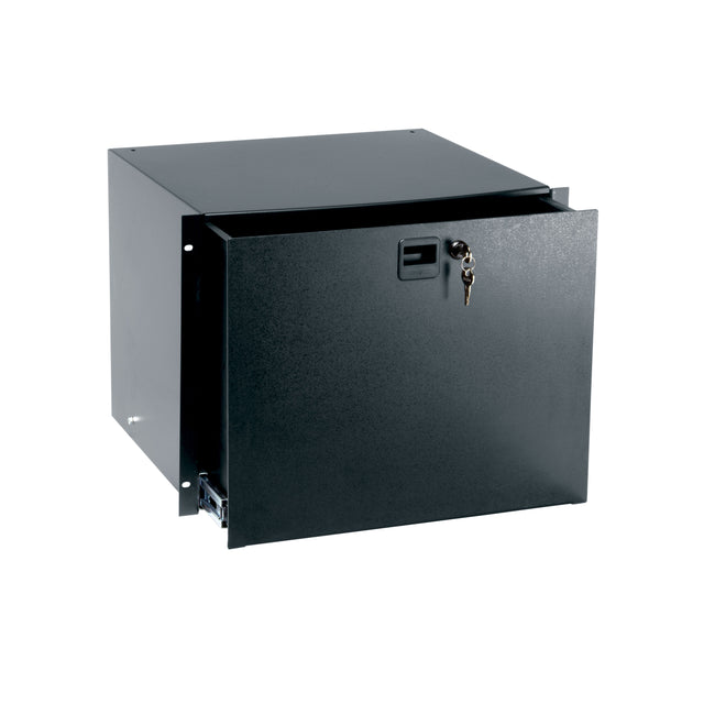 Middle Atlantic 8 RU Rackmount Drawer, Textured Face with Lock & File Kit