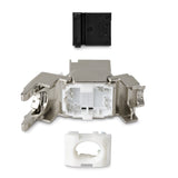 StarTech.com Cat8 Keystone Jack, 6-Pack RJ45 Ethernet Keystone Jacks, STP Cat8 Wall Jack, 180-Degree Toolless
