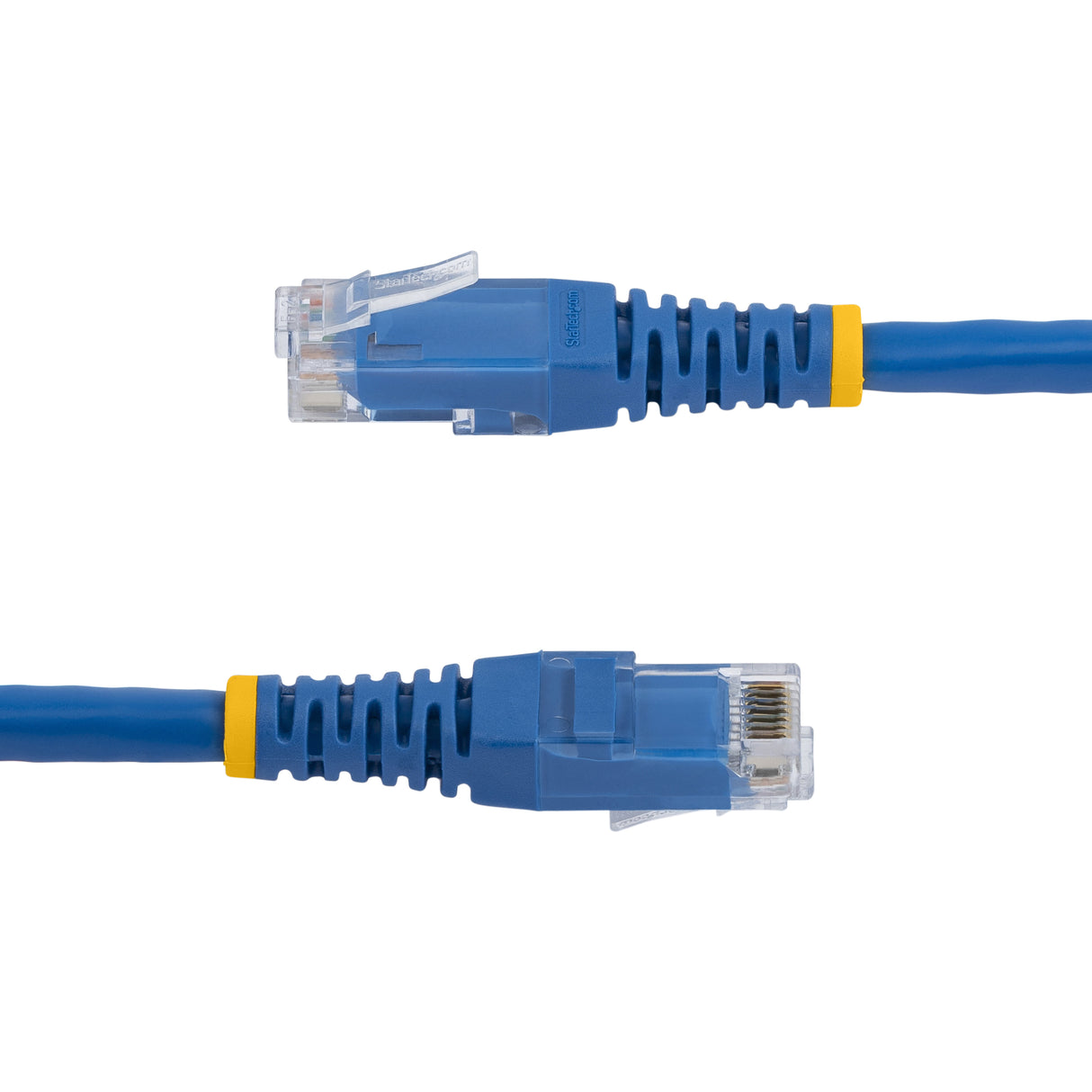 StarTech.com 1ft CAT6 Ethernet Cable - Blue CAT 6 Gigabit Ethernet Wire -250MHz 100W PoE RJ45 UTP Molded Network/Patch Cord w/Strain Relief/ Individually Tested