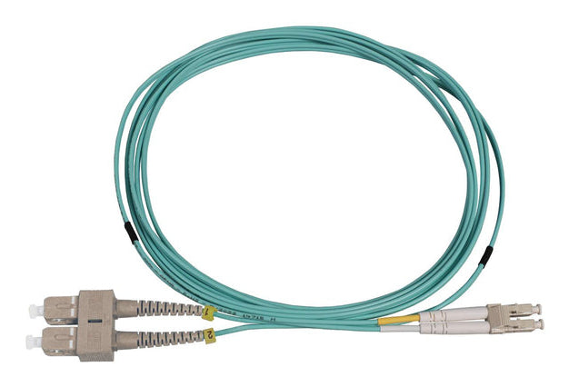 Intellinet 752046 InfiniBand/fibre optic cable 9 m LC SC MMF Aqua colour