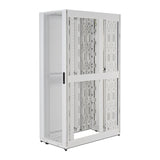 APC NetShelter SX, Server Rack Enclosure, 45U, 2124H x 750W x 1070D mm, White