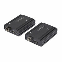 StarTech.com DisplayPort KVM Extender over Fiber Optic, 4K 60Hz, Console Extender Kit, Up to 984ft/300m (Multi-mode) with Pre-installed SFP+ Modules, 3x USB HID - TAA