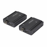 StarTech.com DisplayPort KVM Extender over Fiber Optic, 4K 60Hz, Console Extender Kit, Up to 984ft/300m (Multi-mode) with Pre-installed SFP+ Modules, 3x USB HID - TAA