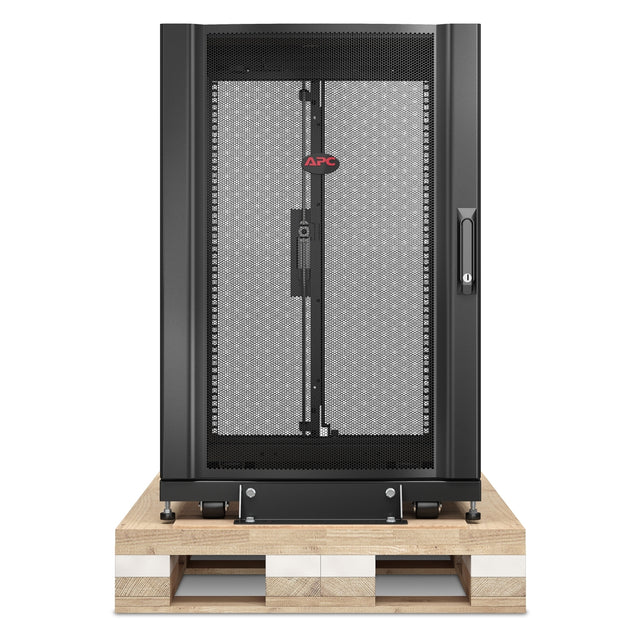 APC NetShelter SX, Server Rack Enclosure, 18U, Shock Packaging, Black, 925H x 600W x 900D mm