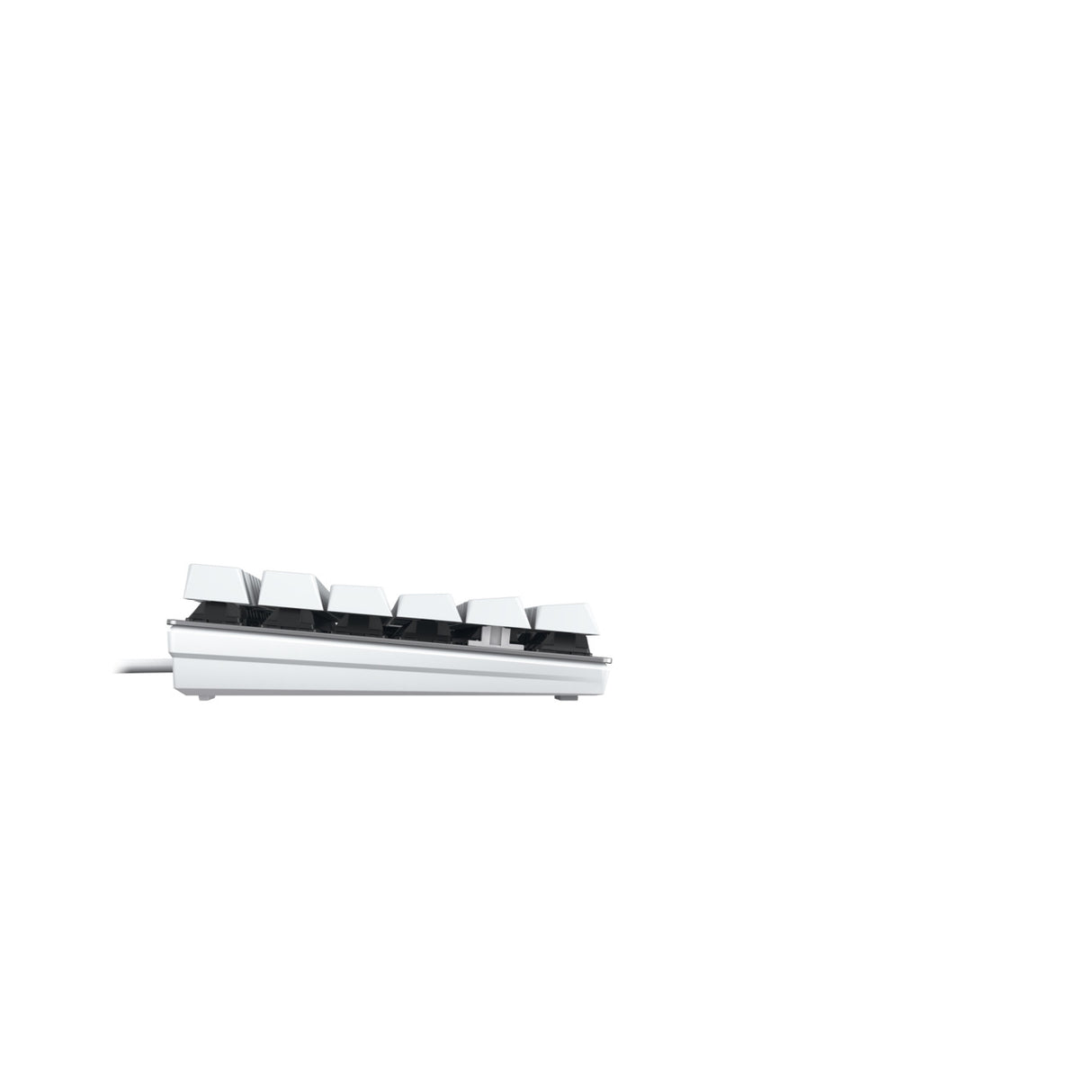 CHERRY KC 200 MX keyboard Universal USB QWERTY English Silver, White