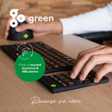 R-Go Tools Numeric keypad R-Go Numpad Break, ergonomic numeric keypad with break software, bluetooth, black