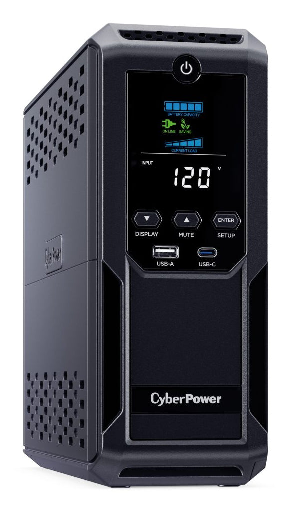 CyberPower LCD Intelligent uninterruptible power supply (UPS) Line-Interactive 1.35 kVA 815 W 12 AC outlet(s)