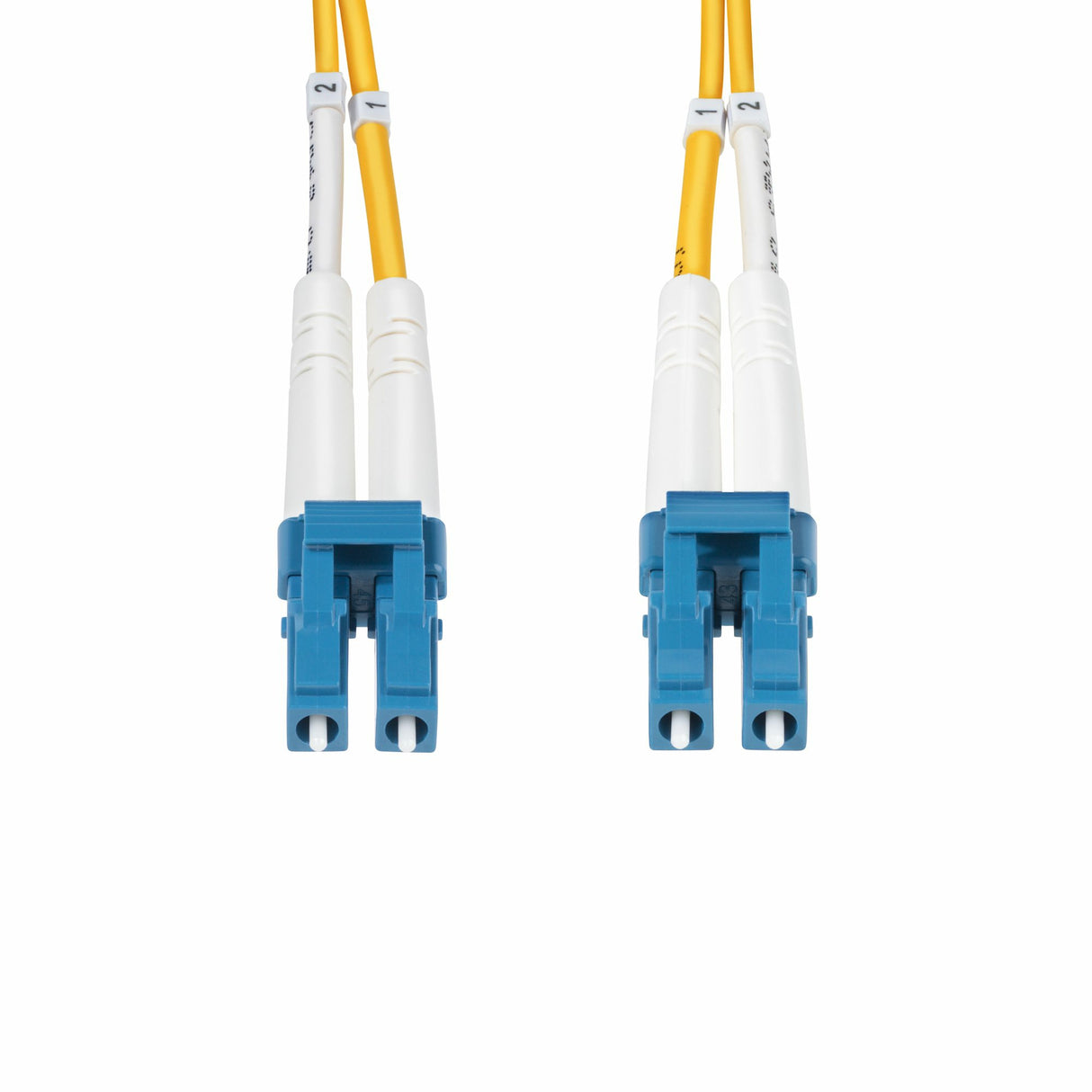 StarTech.com 5m (16.4ft) LC to LC (UPC) OS2 Single Mode Duplex Fiber Optic Cable, 9/125µm, 100G, Bend Insensitive, Low Insertion Loss - LSZH Fiber Jumper Cord