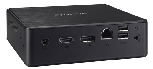 Shuttle Nano PC NC10U7 , Intel i7-8565U, 1x HDMI, 1x DP, 1x 2.5" bay, 1x M.2, 1x LAN, 1x COM, Wifi, 24/7 permanent operation, incl. VESA & Stand