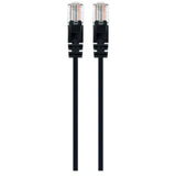 Intellinet IEC-C6A-BK-1-SLIM networking cable Black 0.3 m Cat6 U/UTP (UTP)