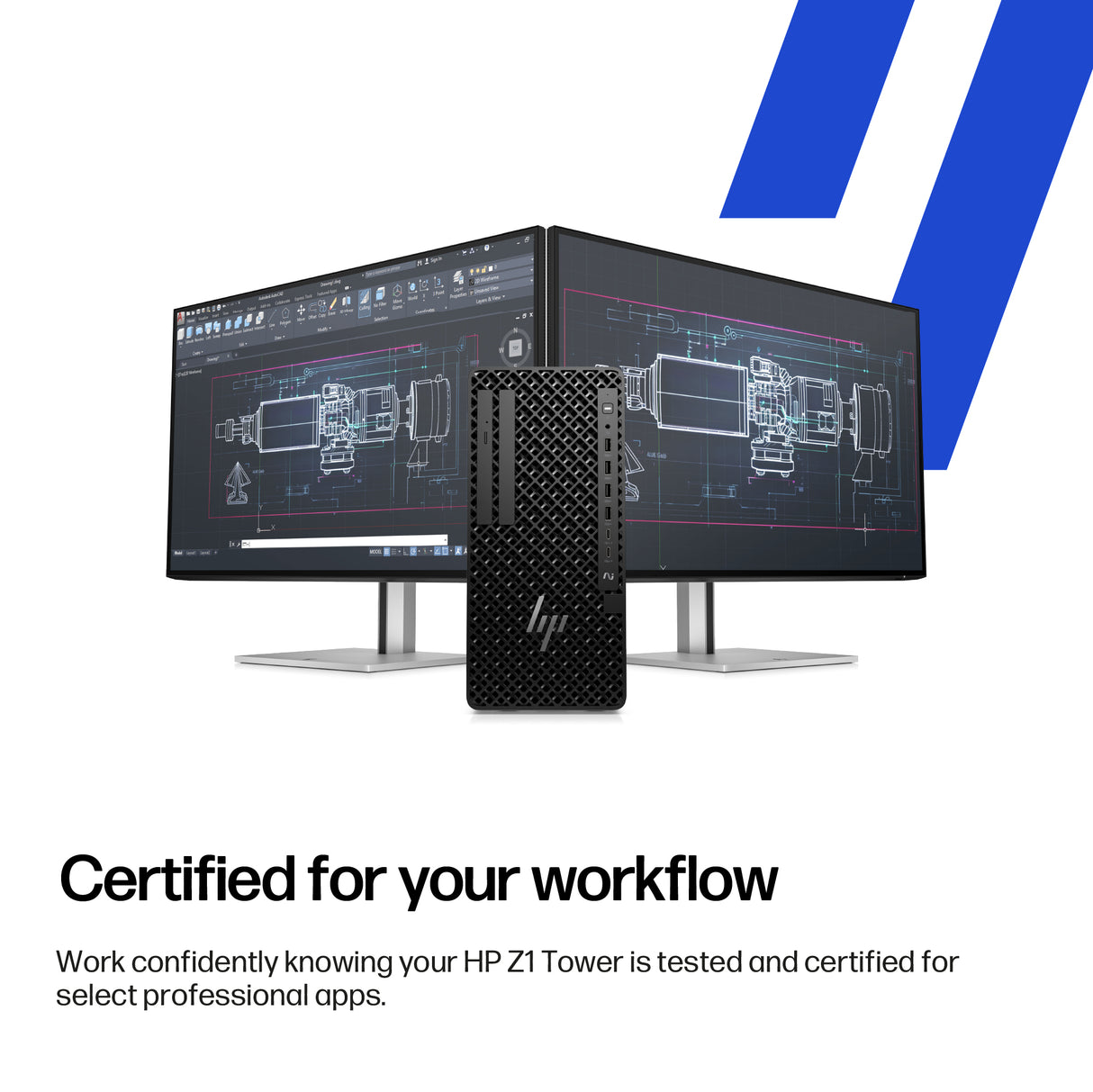 HP Z1 Tower G1i Desktop PC Wolf Pro Security Edition Intel Core Ultra 5 235 16 GB DDR5-SDRAM 512 GB SSD Windows 11 Pro Black