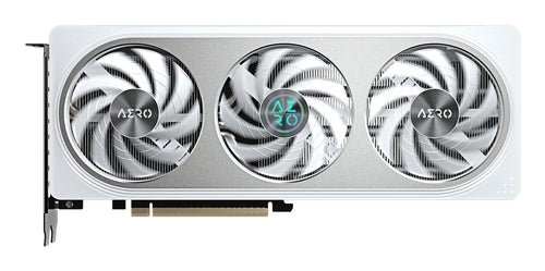 GIGABYTE GeForce RTX 5060 AERO OC 8G Graphics Card - 8GB GDDR7, 128bit, PCI-E 5.0, 2595 MHz Core Clock, 3 x DisplayPort, 1 x HDMI, GV-N5060AERO OC-8GD