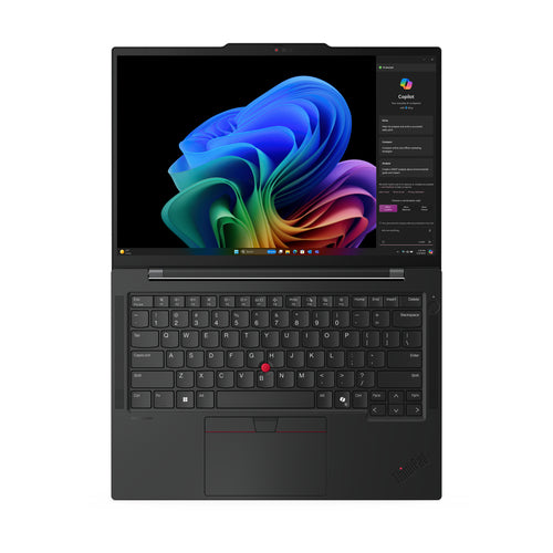 Lenovo ThinkPad T14s Gen 6 (Snapdragon) Copilot+ PC X1E-78-100 Laptop 35.6 cm (14") WUXGA 32 GB LPDDR5x-SDRAM 1 TB SSD Wi-Fi 7 (802.11be) Windows 11 Pro Black French