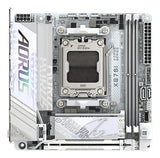 GIGABYTE X870I AORUS PRO ICE Motherboard - Supports AMD Ryzen 9000 Series CPUs, 8+2+1 phases VRM, up to 8400MHz DDR5 (OC), 1xPCIe 5.0 M.2 + 1xPCIe 4.0 M.2, WI-FI 7, 2,5GbE LAN, USB 4