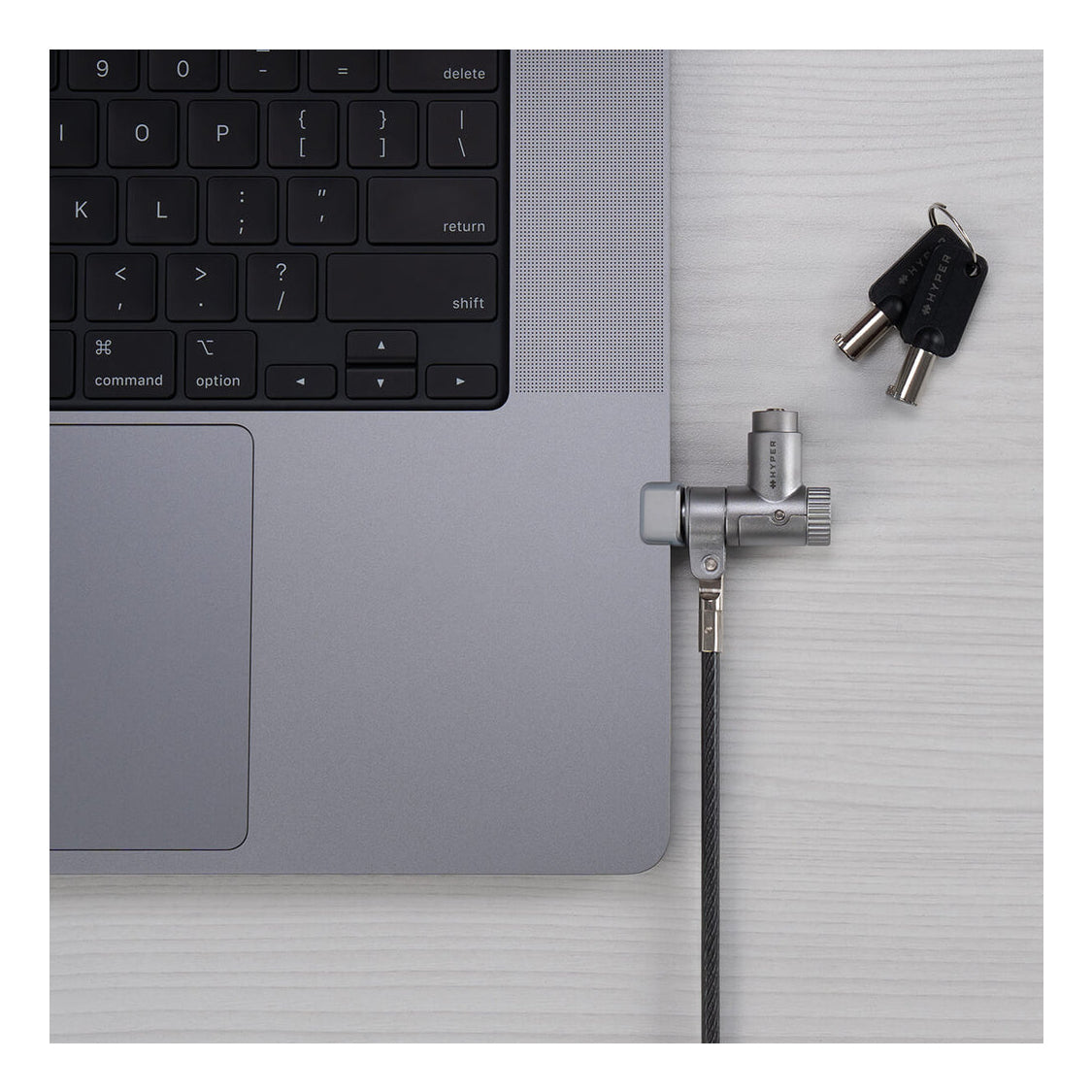 Targus HS5910GL cable lock Silver 2 m