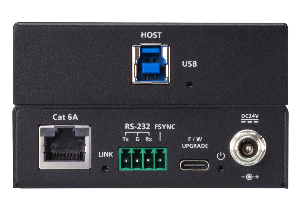 ATEN UCE33100 network extender Network transmitter & receiver Black