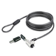 StarTech.com Laptop Cable Lock Compatible With Noble Wedge®; 6.6ft (2m), Anti-Theft Keyed Lock, Security Cable for Dell XPS/Latitude/2-in-1 Notebooks, Cut-Resistant, Steel Cable Lock For Laptop - TAA