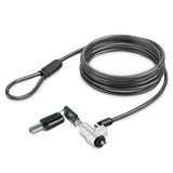 StarTech.com Laptop Cable Lock Compatible With Noble Wedge®; 6.6ft (2m), Anti-Theft Keyed Lock, Security Cable for Dell XPS/Latitude/2-in-1 Notebooks, Cut-Resistant, Steel Cable Lock For Laptop - TAA