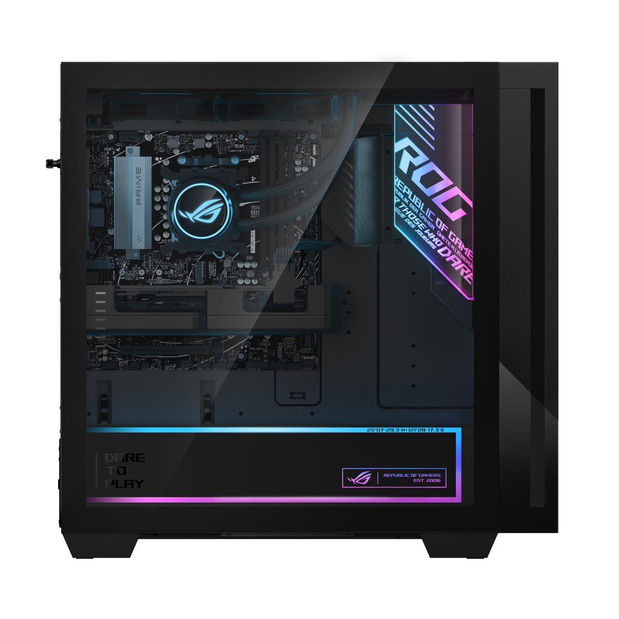 ASUS ROG G700 GM700TZ-DBR7506TI-CB AMD Ryzen™ 7 8700F 32 GB DDR5-SDRAM 2 TB SSD NVIDIA GeForce RTX 5060 Ti Windows 11 Home Tower PC Black