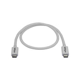 StarTech.com 1.6ft (50cm) Thunderbolt 3 Cable, 40Gbps, 100W PD, 4K/5K, Thunderbolt Certified, Compatible with Thunderbolt 4/USB 3.2/DisplayPort