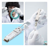 StarTech.com MSA Uncoded QSFP Module, 40/100Gbps Multi Mode Fiber (MMF), 100m [328ft], LC Transceiver, 850nmTX/900nmRX