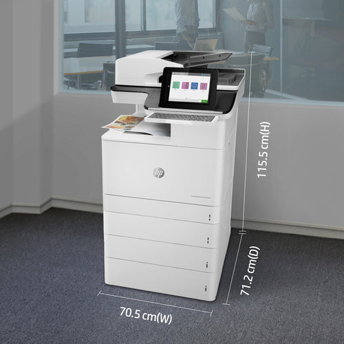 HP Color LaserJet Enterprise Flow LaserJet Enterprise Flow M776z Wireless Multifunction Color Printer, Copier, Scanner; Duplex