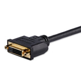 StarTech.com 8in (20cm) HDMI to DVI Adapter, DVI-D to HDMI (1920x1200p), 10 Pack, HDMI Male to 24 Pin DVI-D Female, Digital Monitor Adapter Cable M/F, HDMI to DVI Display Cord, Black