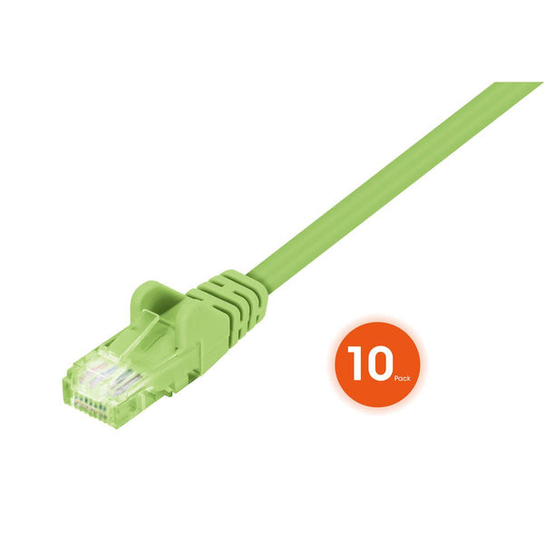 Intellinet 744607 networking cable Light Green 0.5 m Cat6 U/UTP (UTP)