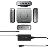 j5create JCD3199P mobile device charger Smartphone, Headset, Headphones Grey USB Wireless charging Fast charging Indoor
