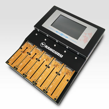 iStorage Kanguru KanguruClone 4 M.2 NVMe SSD Duplicator|Clone up to 4 M.2 NVMe SSDs at once|Copy Speeds of Up to 12GB/min|Powerful Erase and Disk Wipe Features |Standalone System