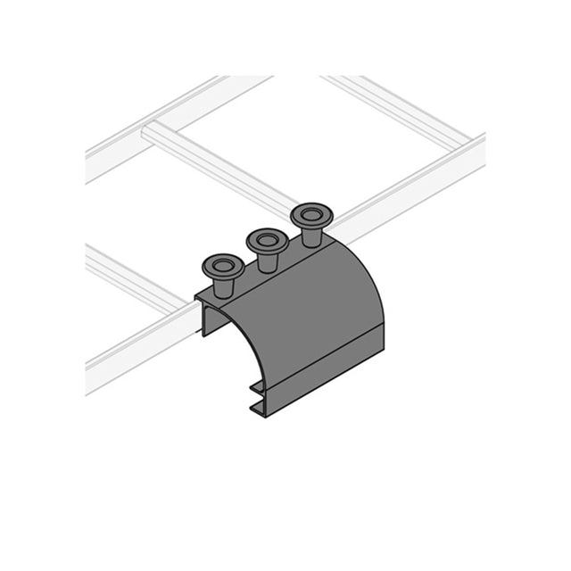 Middle Atlantic Ladder Side Drop with Spools, 8 Inches Wide - 4 Piece