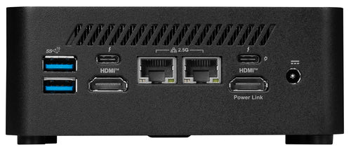 MSI CUBI NUC 1MG-295US PC/workstation Intel Core 3 100U 16 GB DDR5-SDRAM 512 GB SSD Windows 11 Pro Mini PC Black