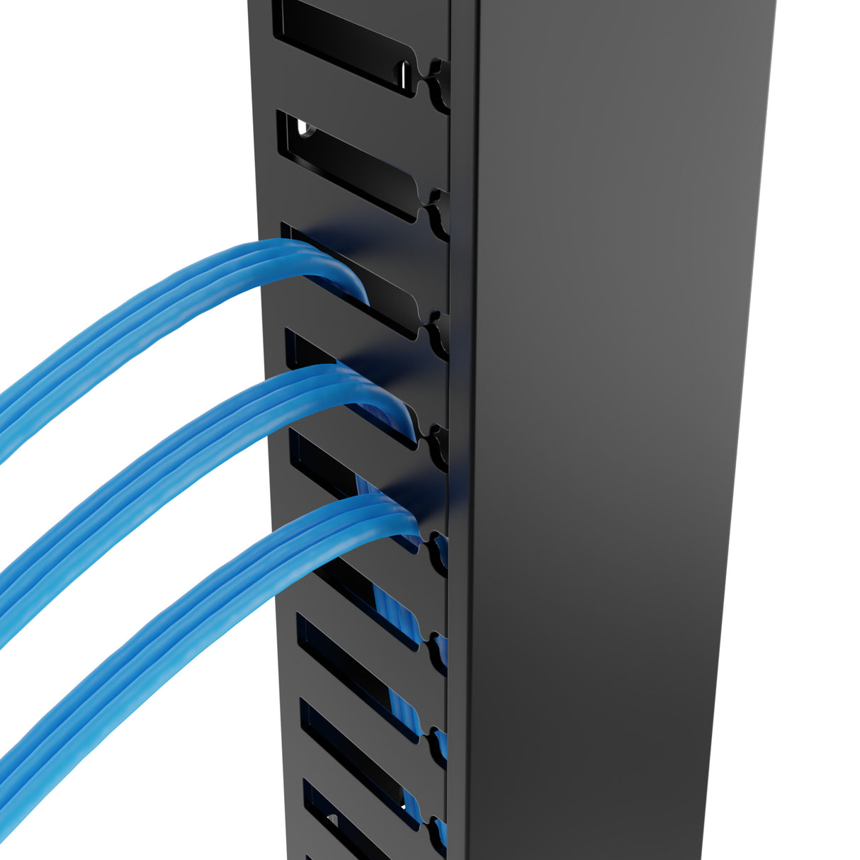 Middle Atlantic Forward Vertical Cable Duct, 3 Inches Wide