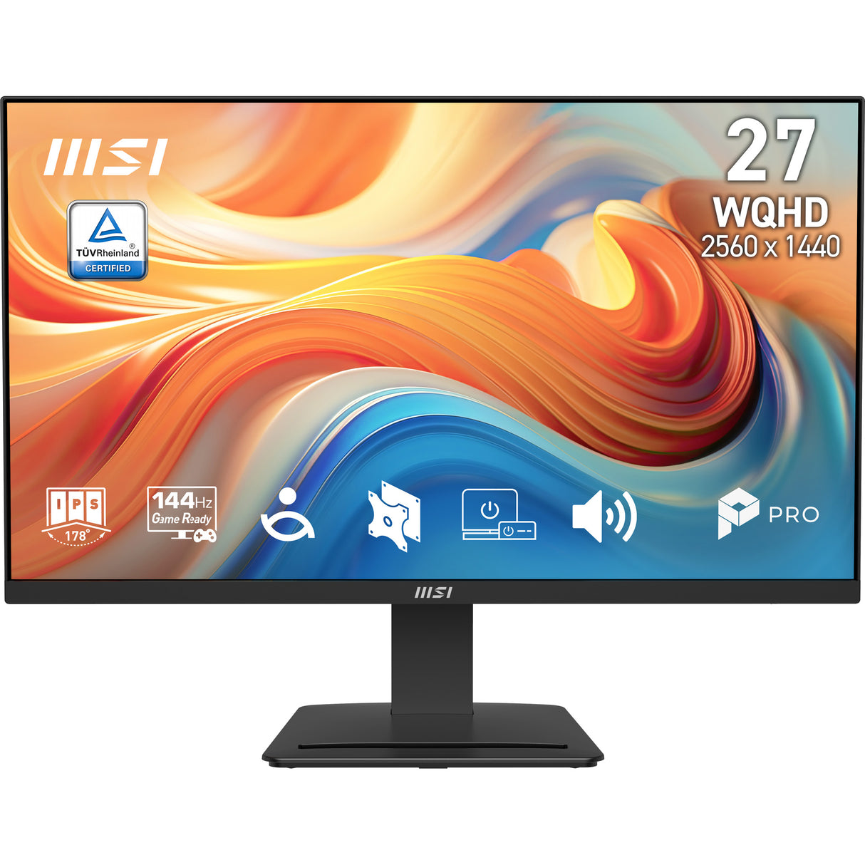 MSI Pro MP273Q E14 computer monitor 68.6 cm (27") 2560 x 1440 pixels Wide Quad HD Black