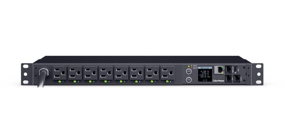 CyberPower PDU41021 power distribution unit (PDU) 16 AC outlet(s) 1U Black